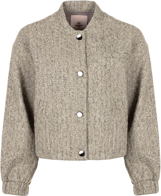 Freebird - Jack Lola - Damesjas - Grijs - Wv-Boucle-Wool-25-3