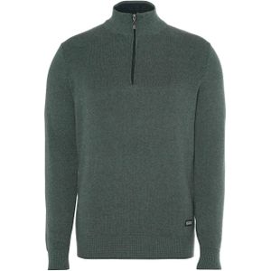 Baileys - Pullover - Groen - Mélange - 1/2 Zip