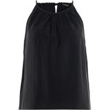 Opus - Foyage - Mouwloze Top - Zwart - 84% Modal, 16% Polyester