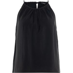 Opus - Foyage - Mouwloze Top - Zwart - 84% Modal, 16% Polyester