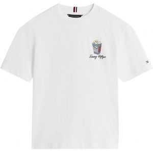 TOMMY HILFIGER Shirt  blauw / oranje / wit