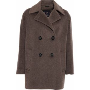 Cinzia Rocca Jas bruin (Maat: 44) - Effen