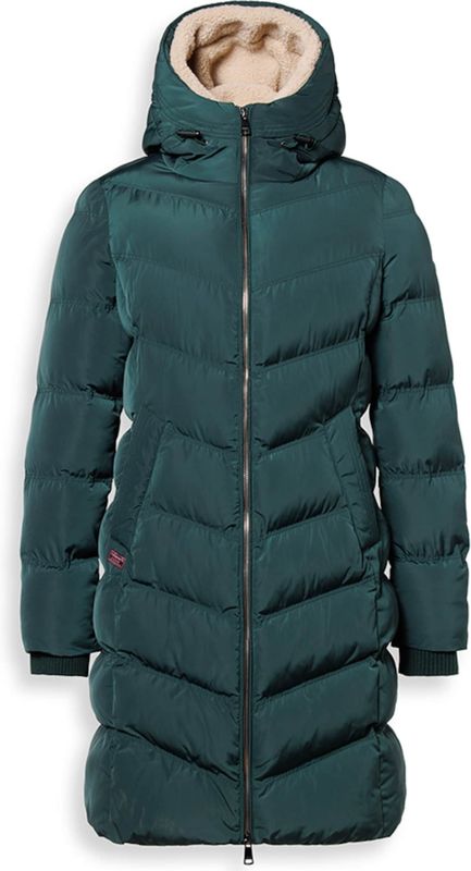 RESET - Sigrid - Dames Winterjas - Lange Puffer - Gerecycled Polyester - Slanke Pasvorm