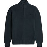 G-STAR - Honey Comb Structure Skipper - Gebreide Trui - Blauw