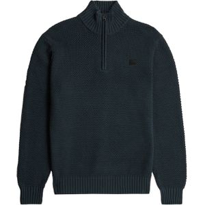 G-STAR - Honey Comb Structure Skipper - Gebreide Trui - Blauw