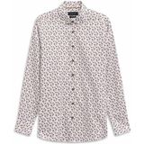 Bugatti - Overhemd - Wit - Modern Fit - Lange Mouwen - Katoen