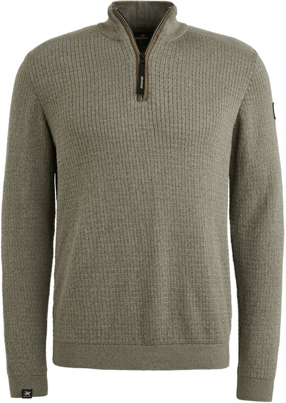 Vanguard - VKW2508302/6497 - Half Zip Trui - Groen - 100% Katoen