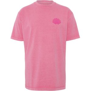 New Amsterdam T-shirt roze (Maat: XL) - Tekst - Halslijn: Ronde hals,
