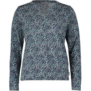 Betty en Co Longsleeve blauw (Maat: XL) - Halslijn: V-hals,