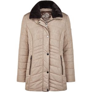 Barbara Lebek Dames jas beige (Maat: 38)