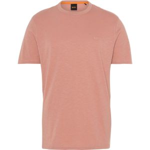 Boss Orange T-shirt roze (Maat: M) - Effen - Halslijn: Ronde hals,