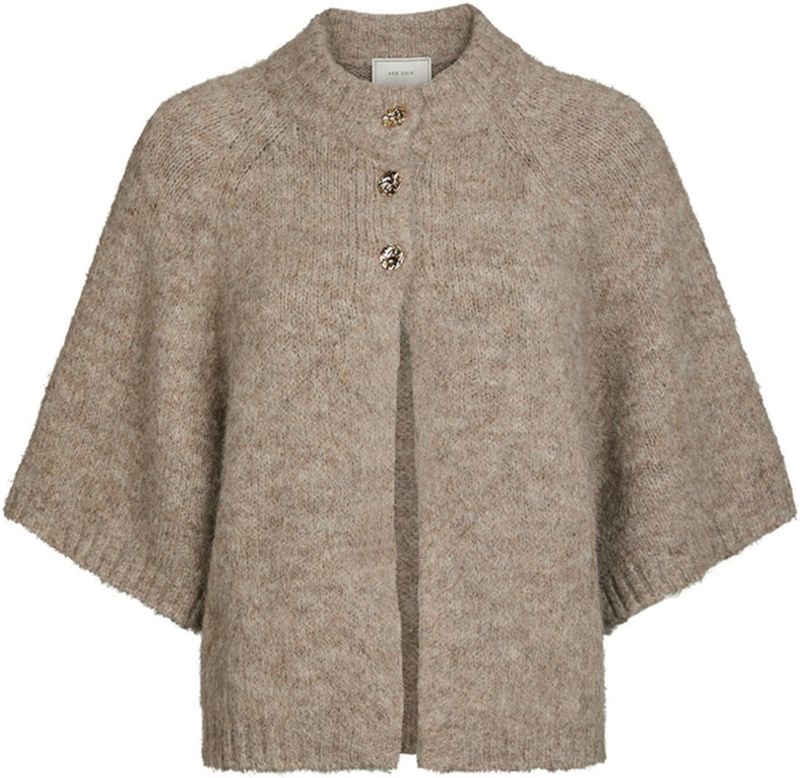 Neo Noir, Dames, Truien, Beige, Maat: XS Wol,