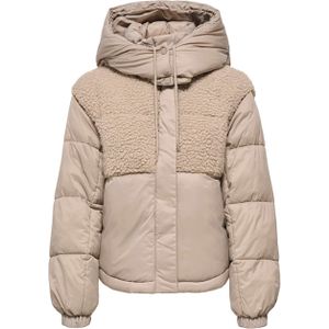 Only - ONLAGNES 15357839 - Puffer Jas - Silver Mink - Korte Lengte