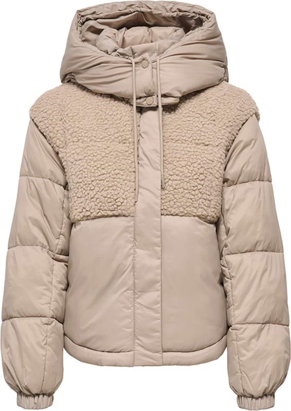 Only - ONLAGNES 15357839 - Puffer Jas - Silver Mink - Korte Lengte