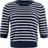Anna Blue - B83-09-Mic - Pullover - Blauw - Korte Mouw