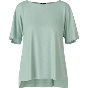 Marc Cain Sports Blouse groen (Maat: 40) - Effen - Halslijn: Ronde hals,