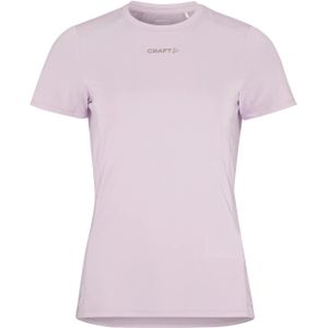 Craft Dames t-shirt paars (Maat: 2XL) - Effen - Halslijn: Ronde hals,