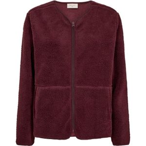 Freequent Dames jas bordeaux (Maat: L) - Effen