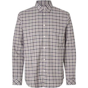 Samsøe Samsøe Overhemd lange mouw grijs (Maat: S) - Ruit