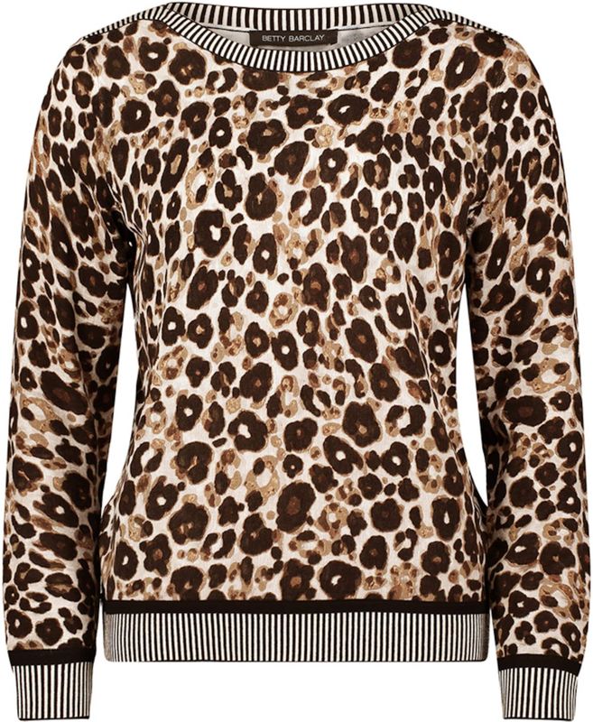 Betty Barclay - Vesten - Bruin - Dierenprint - Relaxed Pasvorm