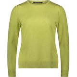 Betty Barclay - Gebreide Trui - Neongeel - Lange Mouw - Normale Pasvorm