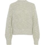 Gebreide pullover met ronde hals, model 'Palizia'