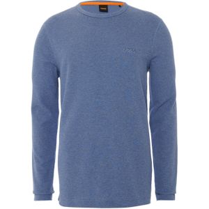 Boss Orange T-shirt blauw (Maat: L) - Effen - Halslijn: Ronde hals,