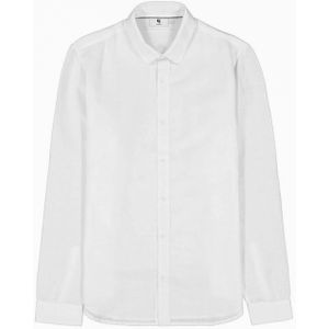 Garcia Overhemd lange mouw wit (Maat: L) - Effen