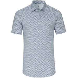 Desoto Overhemd korte mouw blauw (Maat: XL)