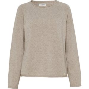 Toni Trui beige (Maat: M) - Mélange - Halslijn: Ronde hals,