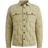 Cast Iron Heren jas groen (Maat: S) - Effen