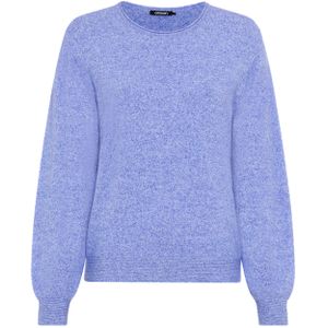 Olsen Dames trui blauw (Maat: 38) - Mélange - Halslijn: Ronde hals,
