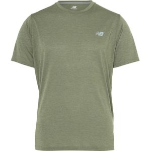 New Balance T-shirt groen (Maat: M) - Halslijn: Ronde hals,