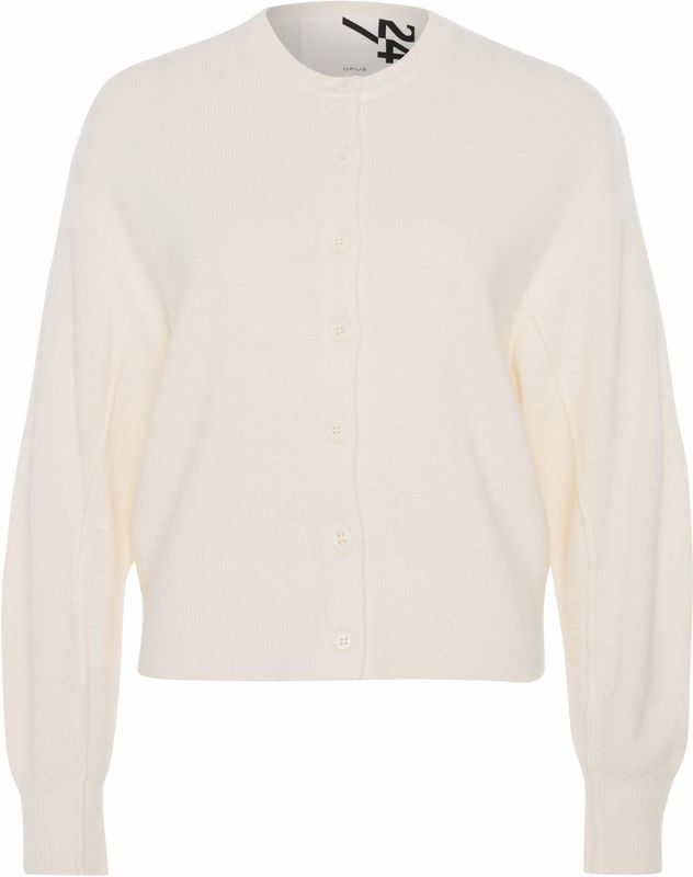 Opus - Dafila - Gebreid Vest - Off-white