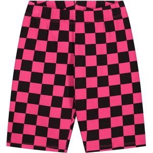 Daily Brat Blocked biker korte broek roze (Maat: 140) - Ruit