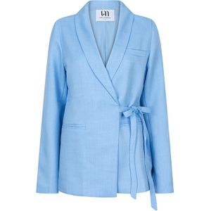 Lofty Manner Blazer blauw (Maat: L) - Effen