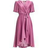 Cocktailjurk met strikceintuur