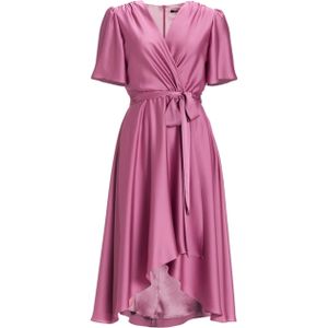 Cocktailjurk met strikceintuur