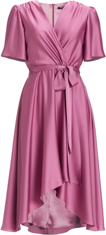 Cocktailjurk met strikceintuur