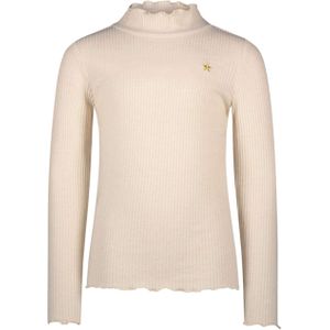 Like Flo Longsleeve ecru (Maat: 110) - Glitter - Halslijn: Col,