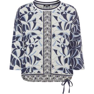 Olsen Dames longsleeve blauw (Maat: 38) - Halslijn: Ronde hals,