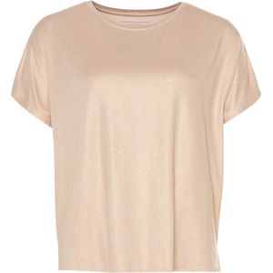 Majestic Filatures T-shirt roze (Maat: 36) - Effen - Halslijn: Ronde hals,