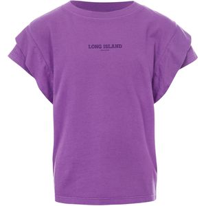 Looxs 10Sixteen T-Shirt paars (Maat: 128) - Effen - Halslijn: Ronde hals,