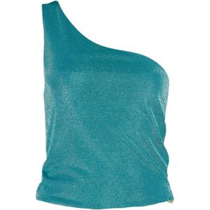 Harper & Yve Top blauw (Maat: XL) - Halslijn: One shoulder,