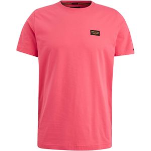 PME Legend T-shirt roze (Maat: L) - Effen - Halslijn: Ronde hals,