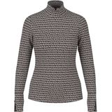 Shirt met lange mouwen en opstaande kraag