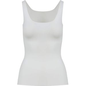 CC Heart Dames top wit (Maat: 42) - Effen - Halslijn: Vierkante hals,