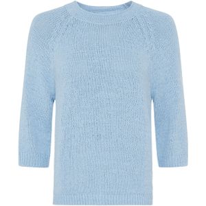 Olsen Trui blauw (Maat: 46) - Effen - Halslijn: Ronde hals,