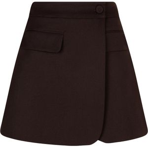 Ibana Sallisa broekrok bruin (Maat: 34) - Effen