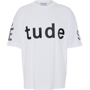 Études T-shirt wit (Maat: L) - Tekst - Halslijn: Ronde hals,